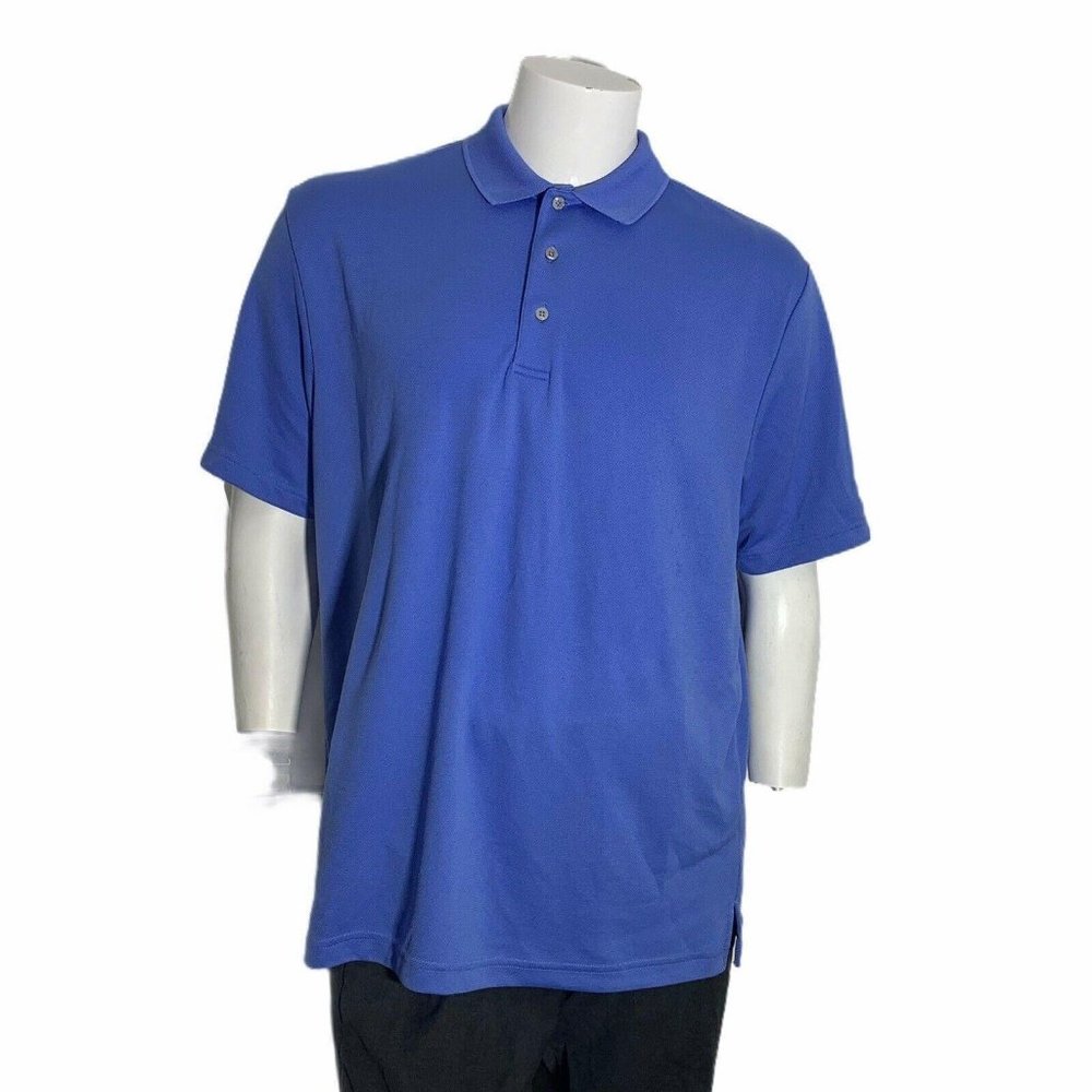 PGA Tour Mens XL Polo Shirt Blue